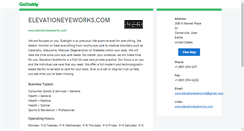 Desktop Screenshot of elevationeyeworks.com
